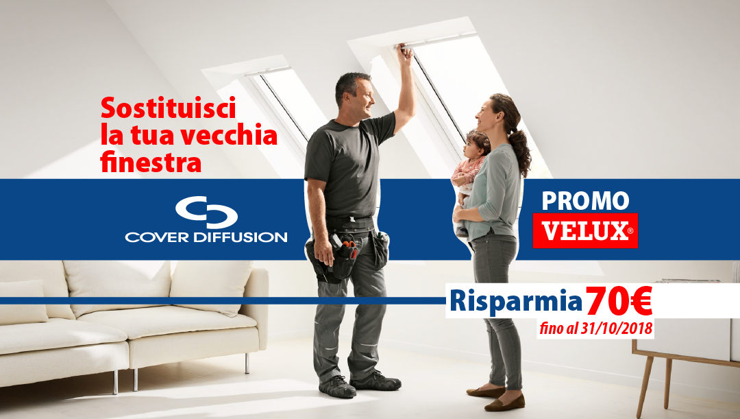 Promo finestre per tetti Velux