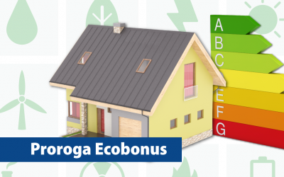 Proroga Ecobonus fino al 31 dicembre 2019