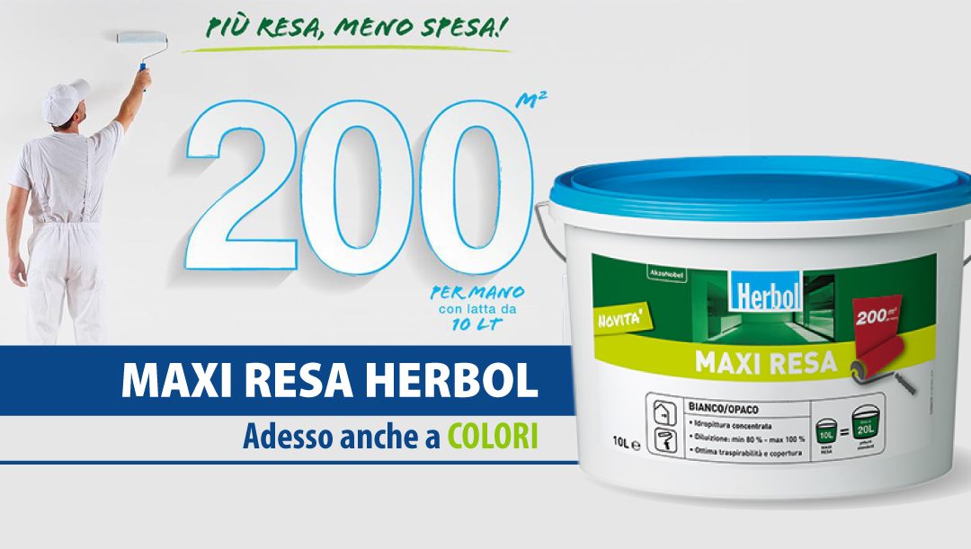 MAXI RESA HERBOL anche a colori