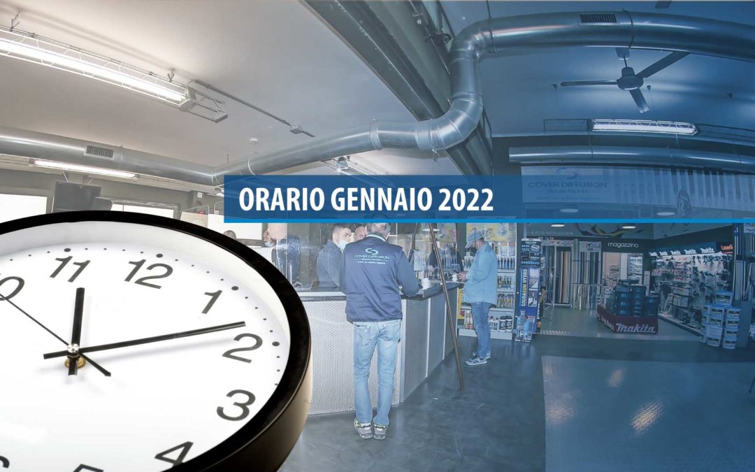 Orario gennaio 2022