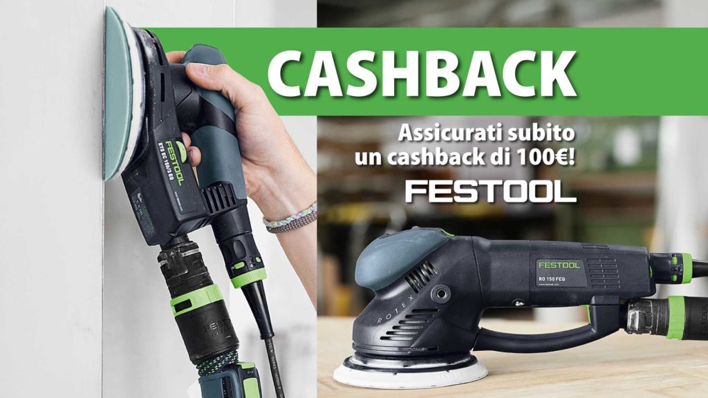 Solo Cover può tanto con il Cashback FESTOOL
