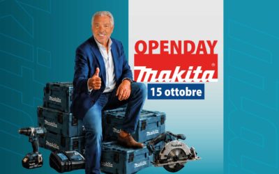 Open Day Makita a Torino: il 15 ottobre prezzi incredibili, regali e dimostrazioni dal vivo!